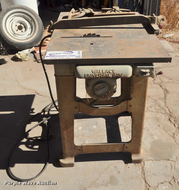 image for item L5038 Wallace table saw