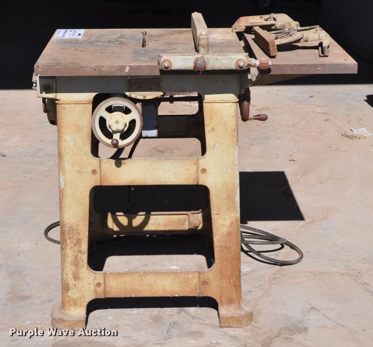 image for item L5038 Wallace table saw