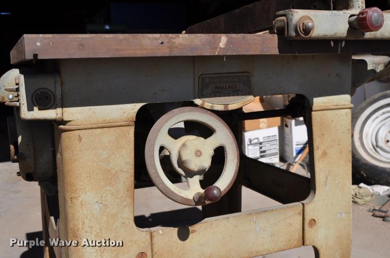image for item L5038 Wallace table saw