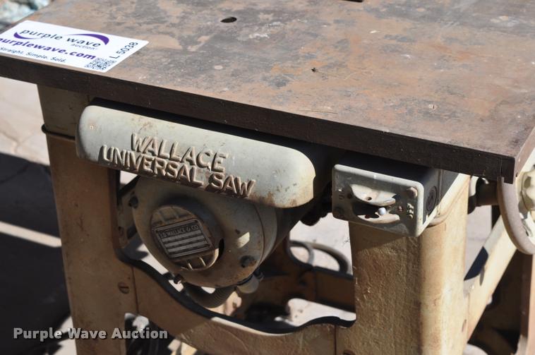 image for item L5038 Wallace table saw