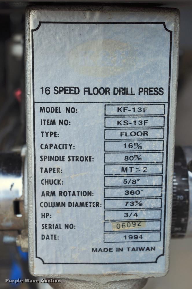 image for item L5042 1994 K&F drill press