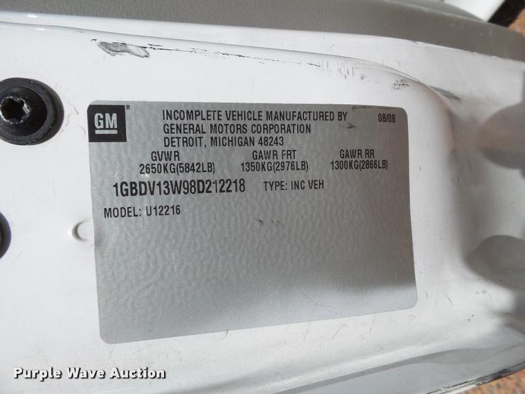 image for item L6608 2008 Chevrolet Uplander van