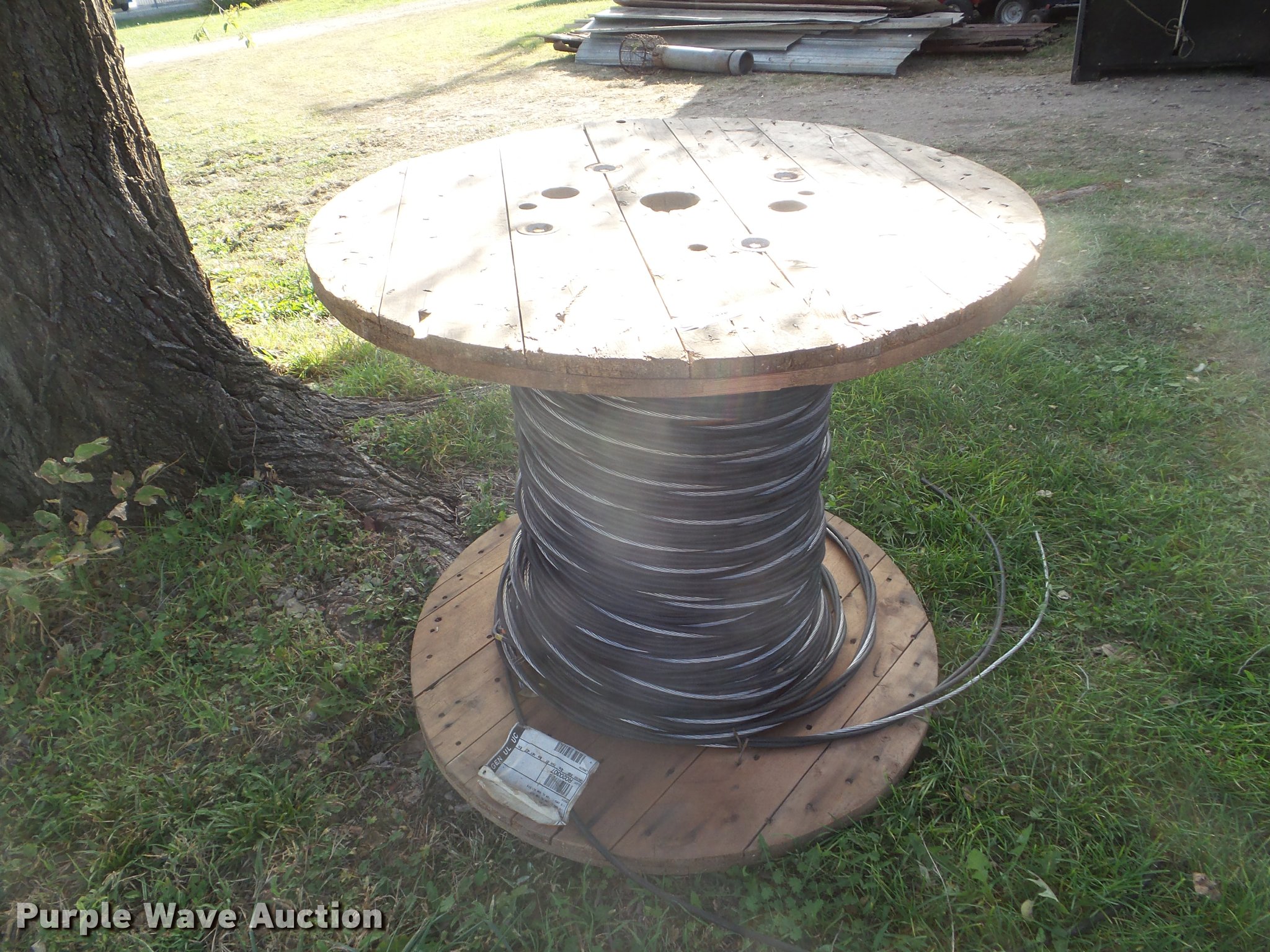 Aluminum electrical service cable in Salina, KS Item BK9335 sold Purple Wave