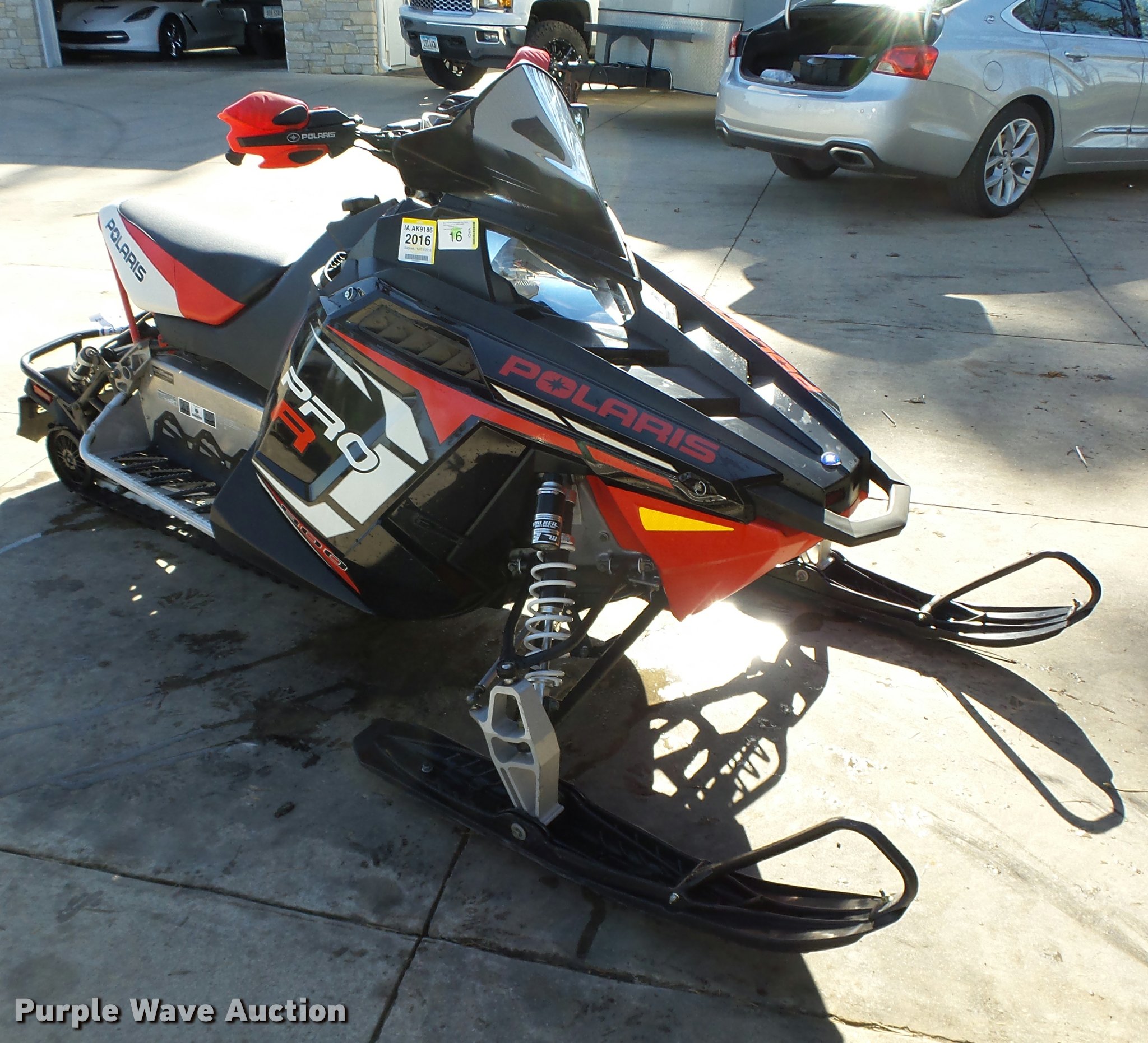2012 Polaris Rush 800 Pro R snowmobile in Waterloo, IA Item K1354