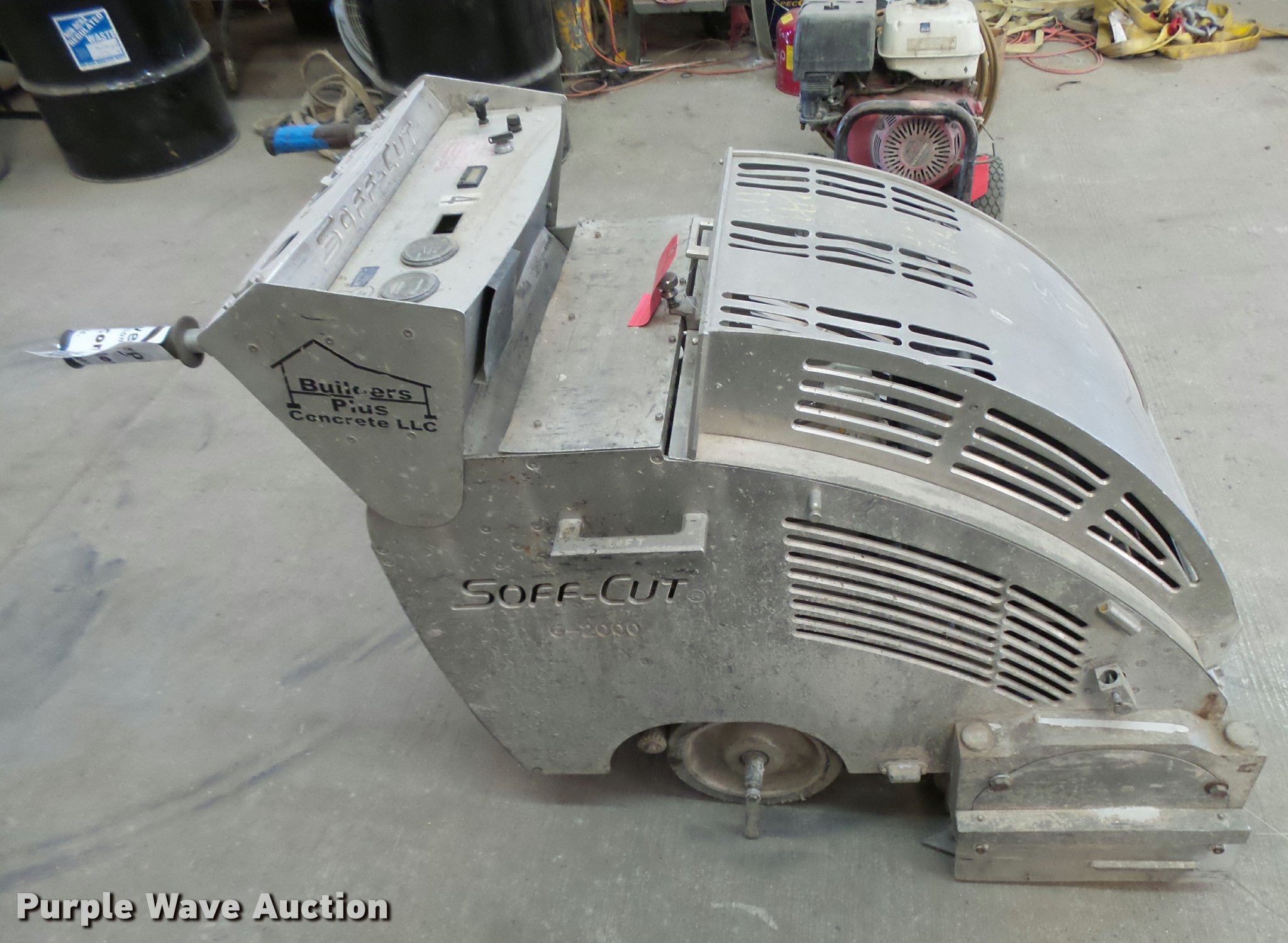 (2) Soft Cut G2000 concrete saws in Wichita, KS Item L3427 sold