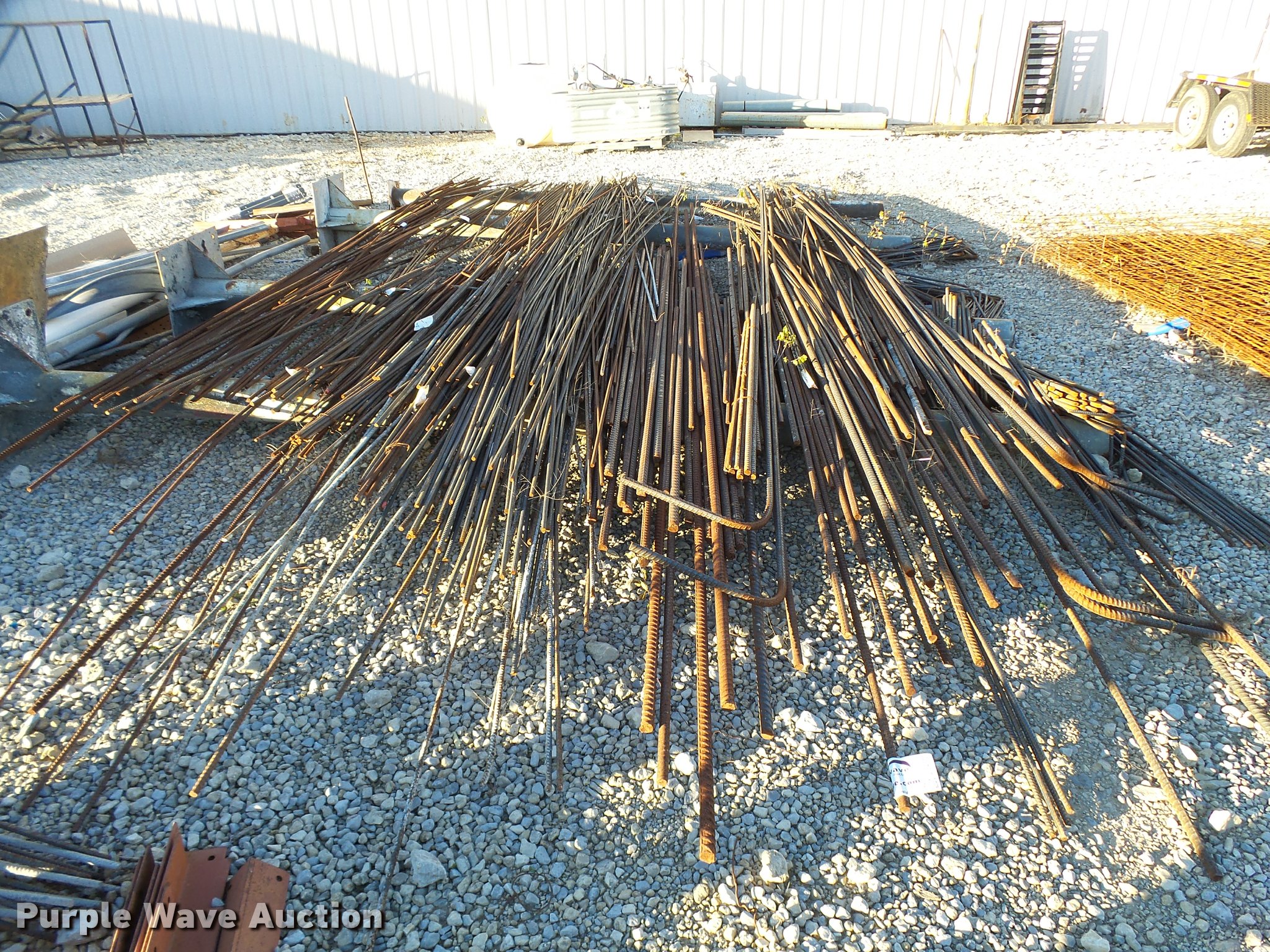 Rebar in Wichita, KS Item L3450 sold Purple Wave