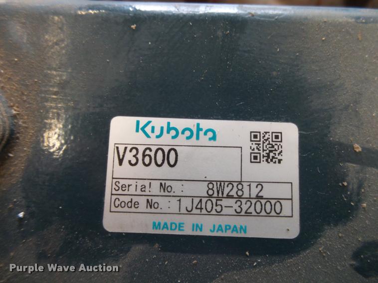 image for item BM9620 Kubota V3600-ET05 3.6L four cylinder diesel engine