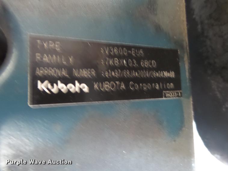 image for item BM9621 Kubota V3600-ET05 3.6L four cylinder diesel engine