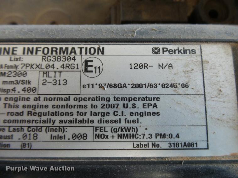 image for item BM9622 Perkins 4.4L four cylinder diesel engine