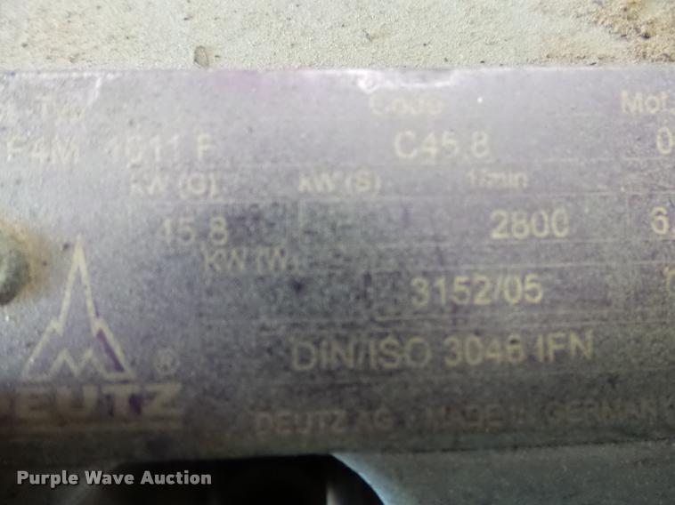 image for item BM9623 Deutz F4M1011F four cylinder diesel engine