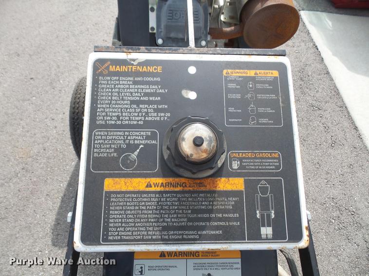 image for item BV9981 Cimline concrete pavement crack saw