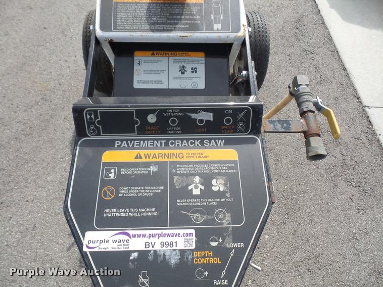 image for item BV9981 Cimline concrete pavement crack saw