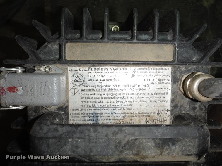 image for item CC9517 2010 Wacker LBA1 balloon light