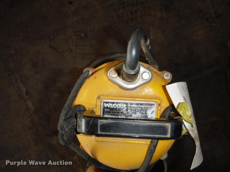 image for item CC9523 Wacker STP400 submersible pump