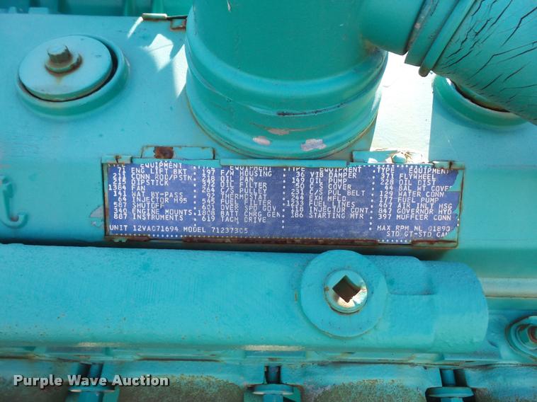 image for item DA3771 Perfex R9008A generator