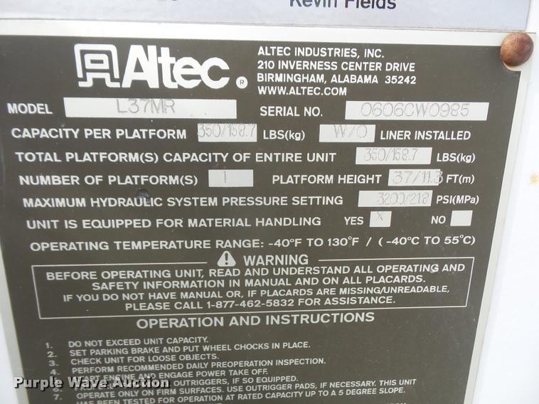 image for item DA3822 2007 Ford F550 bucket truck