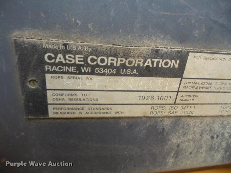 image for item DA3896 1997 Case 95XT skid steer