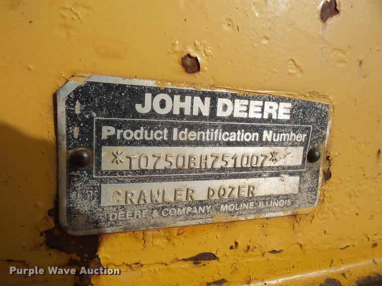 image for item DA3903 1988 John Deere 750B LT dozer