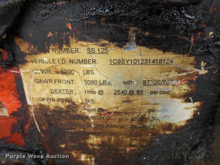 image for item DA3917 2003 Craftco Super Shot SS125 pot hole patcher