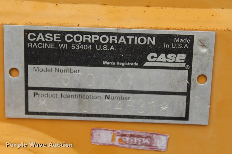 image for item DA4923 1996 Case 570L XT landscape tractor