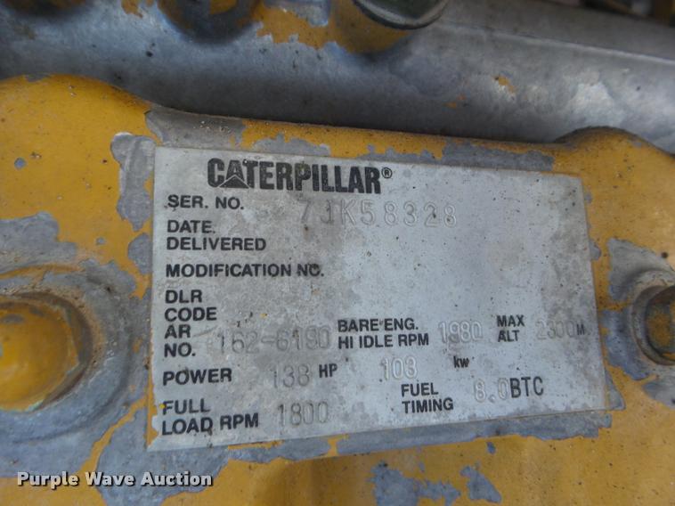 image for item DB3593 2003 Caterpillar 320C excavator