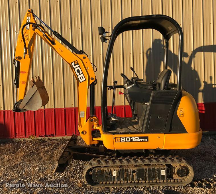 image for item F1521 2015 JCB 8018 CTS compact excavator