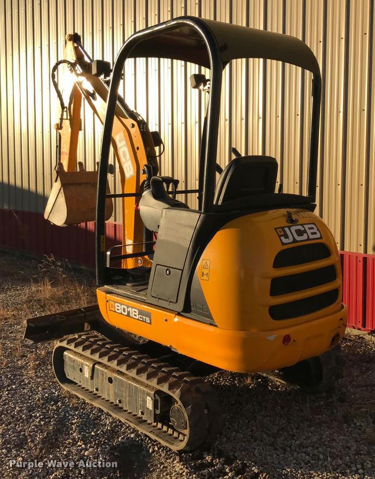 image for item F1521 2015 JCB 8018 CTS compact excavator