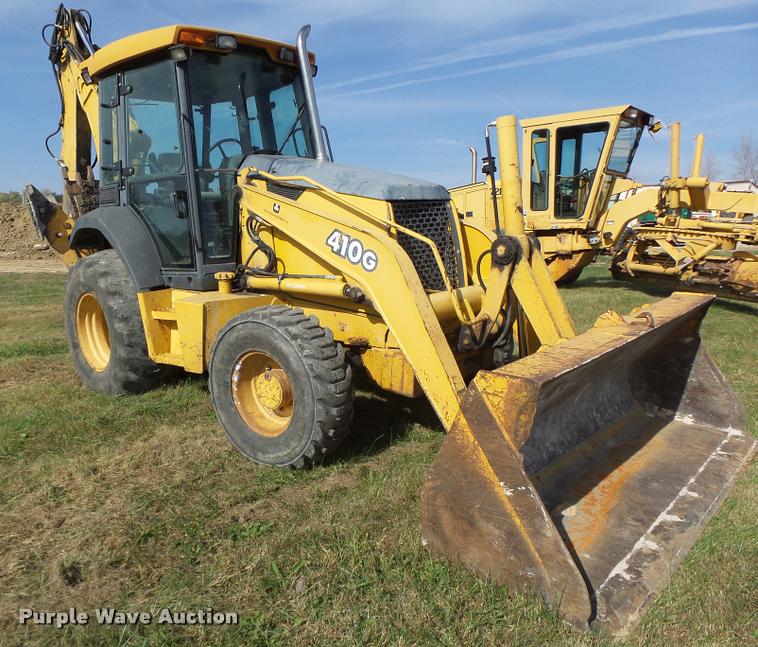 image for item K5603 2003 John Deere 410G backhoe