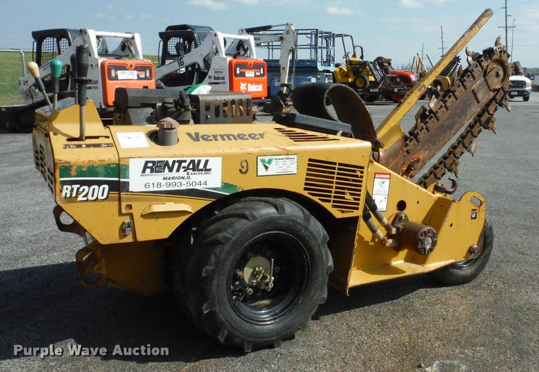 image for item K7713 2008 Vermeer RT200 trencher