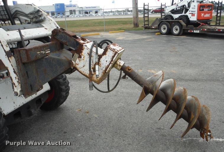 image for item K7715 1995 Bobcat 20 skid steer auger