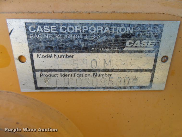 image for item L3300 2002 Case 580M backhoe