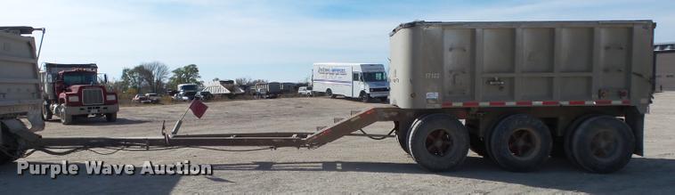 image for item L4112 2000 East 800R end dump pup trailer