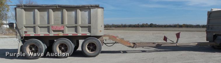 image for item L4112 2000 East 800R end dump pup trailer