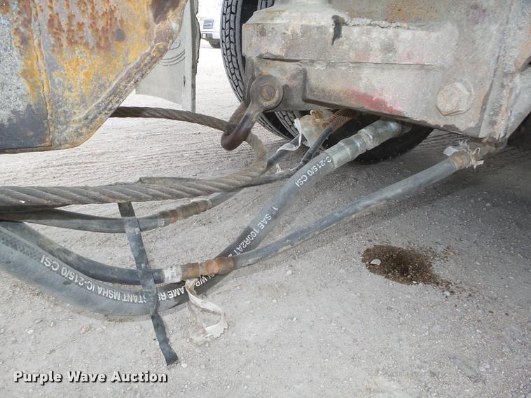 image for item L4119 1990 Fruehauf aluminum end dump pup trailer