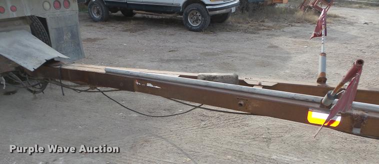 image for item L4119 1990 Fruehauf aluminum end dump pup trailer
