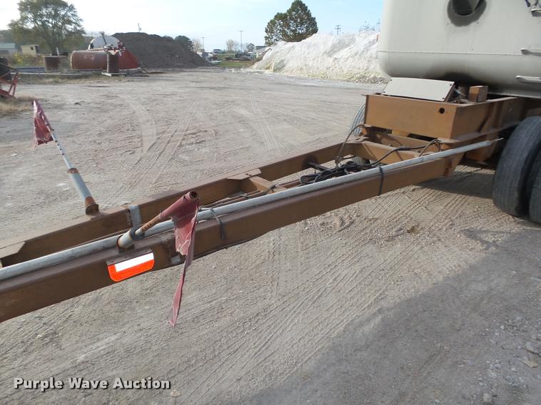 image for item L4119 1990 Fruehauf aluminum end dump pup trailer