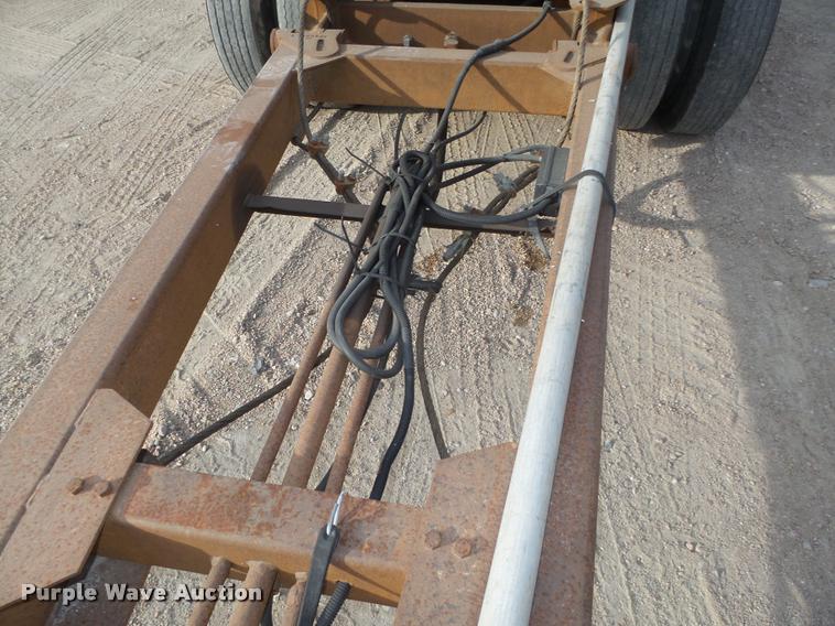 image for item L4119 1990 Fruehauf aluminum end dump pup trailer