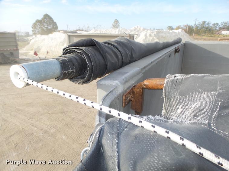 image for item L4119 1990 Fruehauf aluminum end dump pup trailer