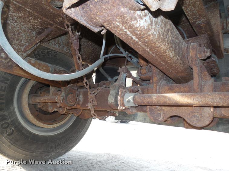 image for item L4119 1990 Fruehauf aluminum end dump pup trailer