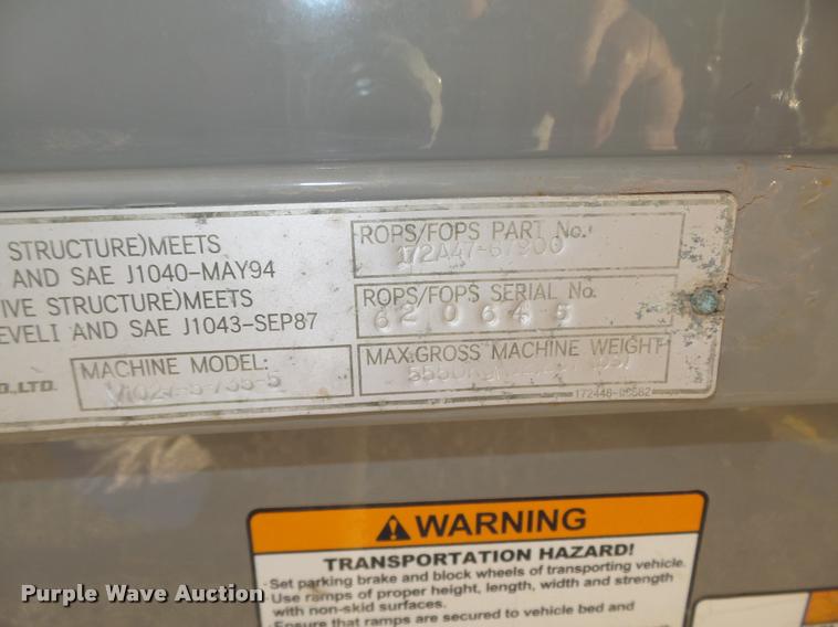 image for item L4121 2007 Yanmar VI035-5 mini excavator