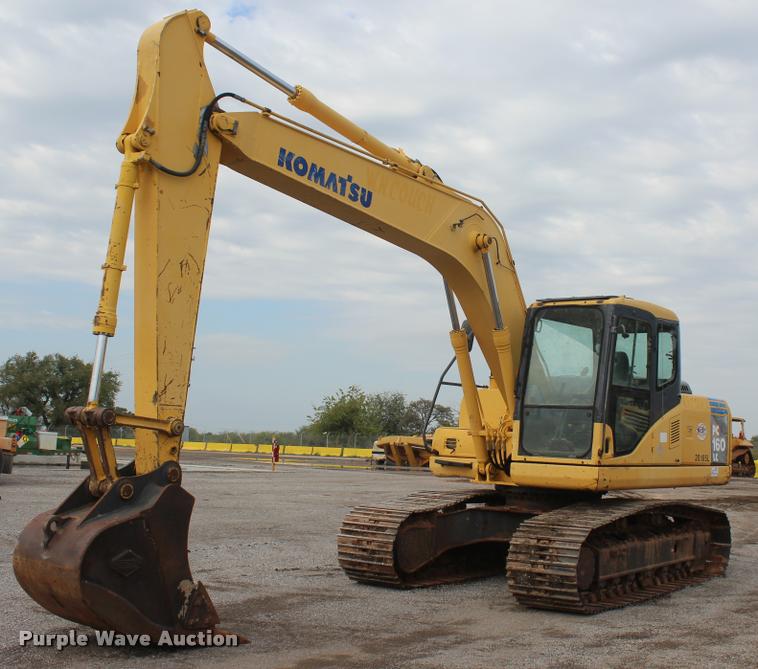 image for item L4855 2003 Komatsu PC160LC-7 excavator