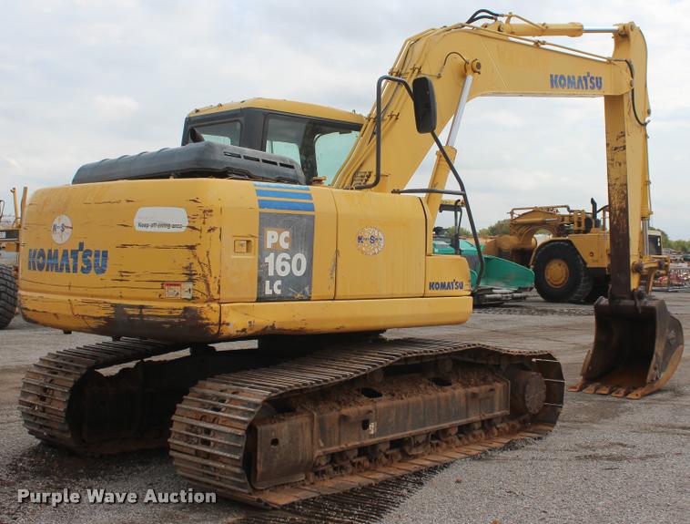 image for item L4855 2003 Komatsu PC160LC-7 excavator