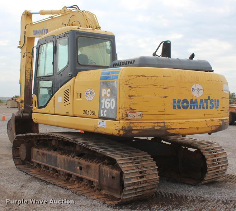 image for item L4855 2003 Komatsu PC160LC-7 excavator