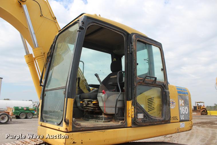 image for item L4855 2003 Komatsu PC160LC-7 excavator