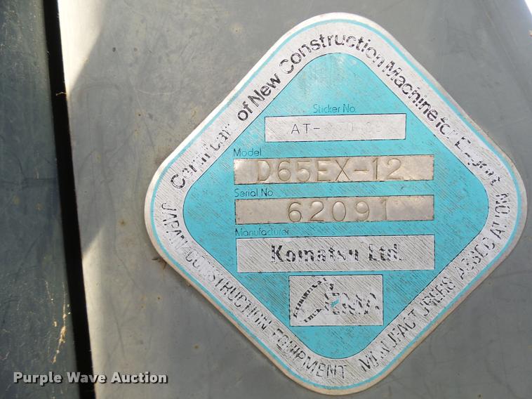 image for item L7133 1997 Komatsu D65EX 12 dozer