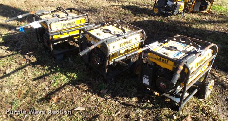image for item L7180 (3) DeWalt DG6000 generators