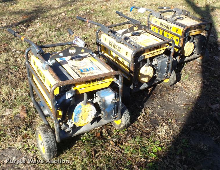 image for item L7180 (3) DeWalt DG6000 generators