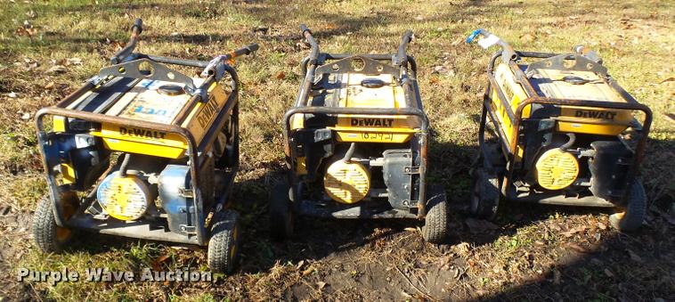 image for item L7180 (3) DeWalt DG6000 generators
