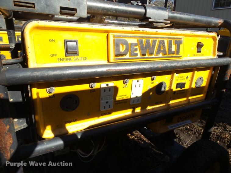 image for item L7180 (3) DeWalt DG6000 generators