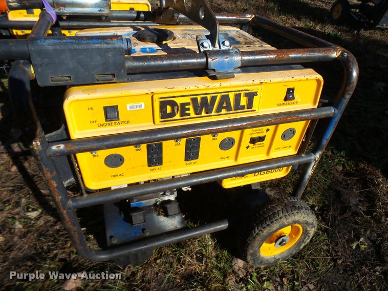 image for item L7180 (3) DeWalt DG6000 generators